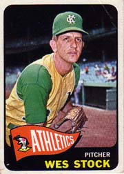1965 Topps Baseball Cards      117     Wes Stock